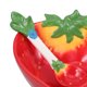 thumbnail image 4 of 1 juego de bonito cuenco de cerámica con forma de fresa y cuchara para ensalada de frutas y aperitivos, cuenco decorativo de cerámica para decoración del hogar, adorable plato, 4 of 7