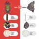 thumbnail image 5 of Kit de rompecabezas de madera - Juguetes de descompresión de rompecabezas con forma de animal irregular, 5 of 5
