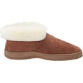 thumbnail image 6 of Old Friend Women's Bootee Slipper Chestnut II/White - 441120-CHS2, 6 of 7