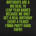 thumbnail image 3 of CafePress - Birthdays Are A Big Deal To Leap Year Babies T Shirt - Womens Tri-blend T-Shirt, 3 of 4