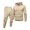 163#Khaki, variant on Men's Pullover Tracksuit 2 Piece Set Lightweight Hoodie and Sweatpants Casual Regular Fit Outfit