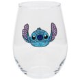 thumbnail image 1 of Lilo and Stitch Verre à Vin Sans Pied avec Visage en Strass, 1 of 2