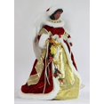 thumbnail image 2 of 14" Inch Standing Red Floral African American Black Angel Christmas Tree Topper or Table Top 414570A, 2 of 6