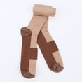 thumbnail image 6 of Dengjunhu Women Breathable Patchwork Compression Stockings Cycling Running Long Socks, 6 of 7