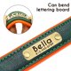 thumbnail image 4 of Collar de perro con placa de identificación de cuero PU personalizado, collares para perros acolchados suaves, nombre grabado gratis para perros pequeños, medianos y grandes, ajustable, 4 of 5