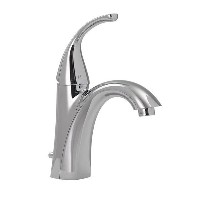 Jones Stephens 1559040 Chrome Plated Transitional Single Handle Bathroom Faucet with Pop-Up, Single Hole
