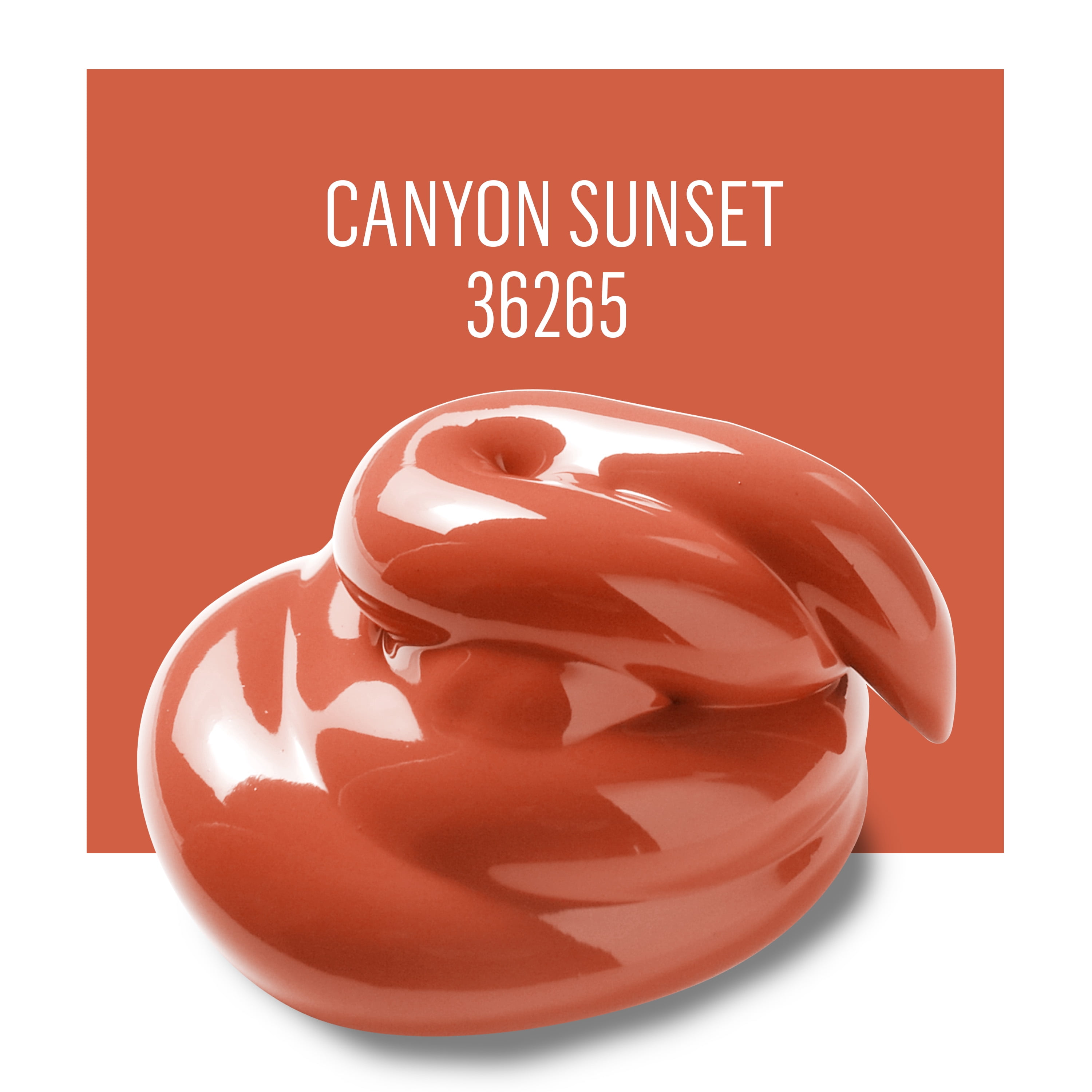 (2 pack) FolkArt Multi-Surface Acrylic Craft Paint, Satin Finish, Canyon Sunset, 2 fl oz