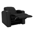 thumbnail image 5 of DreamSeat Relax Black Recliner Embroidered The Great Zipchair Pumpkin Logo Stainless Steel Cupholders Head to Toe Support, 5 of 5