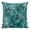 Flowers, variant on VargottamSquare Pillow Cover - Decorative Pillow Covers12x12 Inches,PrintedTeal BlueThemePillowcase, DecorativeSquareCushionCovers
