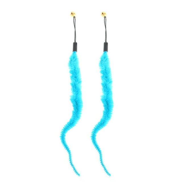 Cat Teasers Replacement Head Cat Teasing Stick Kitty Toy Fishing Rod Accessory 2-Pack for Interactive Play and Cat Entertainment