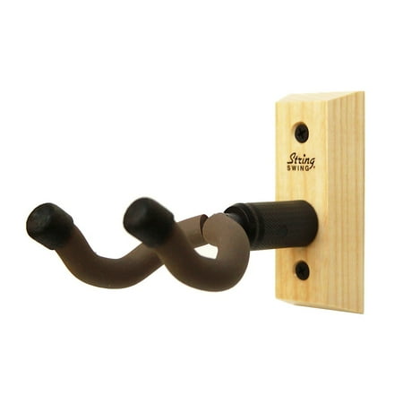 - String Swing Home and Studio Guitar Keeper (Wall Hanger) Ash Hardwood