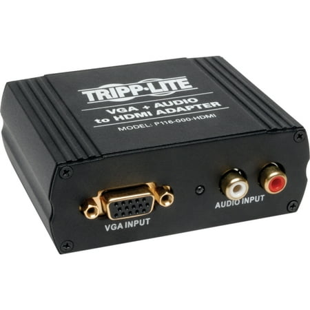 Tripp Lite P116-000-HDMI Component Vga Video And Audio Adap To Hdmi Converter 1280x1024p Tripp Lite P116-000-HDMI Component Vga Video And Audio Adap To Hdmi Converter 1280x1024p