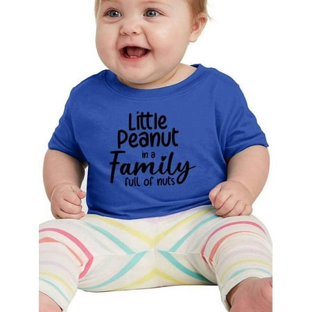 

Little Peanut In Family Of Nuts T-Shirt Infant -Smartprints Designs 18 Months