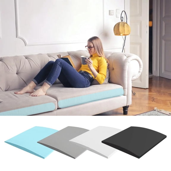 Outoloxit High Density Curved Foam Cushion Support Insert for Sagging Sofa and Chair Cushions, Ergonomic Design for Enhanced Comfort and Durability, Firm Seat Pad Upgrade for Lounges