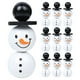 thumbnail image 1 of 1 juego de cuentas con forma de muñeco de nieve, brillantes y con agujero grande para hacer pulseras de muñeco de nieve., 1 of 7