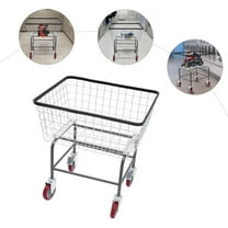 Steel Wire Laundry Cart Laundry Basket Commercial Laundry Cart with Wheels