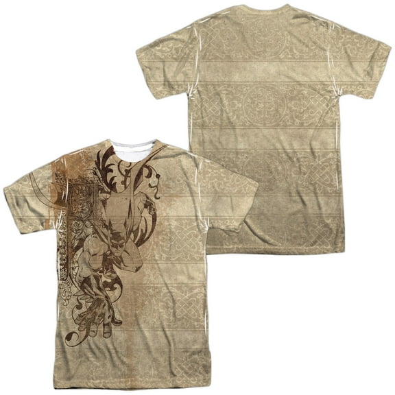 Batman B is for Batman Unisex Adult Sublimated Costume T Shirt (Front/Back), X-Large Multicolor