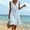 Light Blue, variant on Qulqfy Dresses for Women Cotton Linen Midi Tank Dress V-Neck Black Plus Size Ruffle Casual Ruffle Ruffle Vacation Sundress L