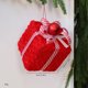 thumbnail image 3 of Seyotauo Red And White Christmas Ornaments Multishape (Spherical & Gift Box) Faux Plush with Hanging Cord - Christmas Tree Decorations, Window Display Holiday Christmas Decor Festive Christmas Decor, 3 of 9