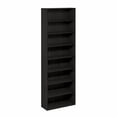 thumbnail image 5 of Furinno BASIC 8-Tier Open Bookcase Storage Organizer 12 x 24 x 71 in Espresso, 5 of 6