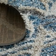 thumbnail image 6 of Feizy Mynka Transitional Diamond, Blue/Ivory, 2'6" x 8' Runner Stain Fade Resistant Pet & Kid Friendly Bohemian & Eclectic Geometric Floor Rug for Living room Bedroom, 6 of 8