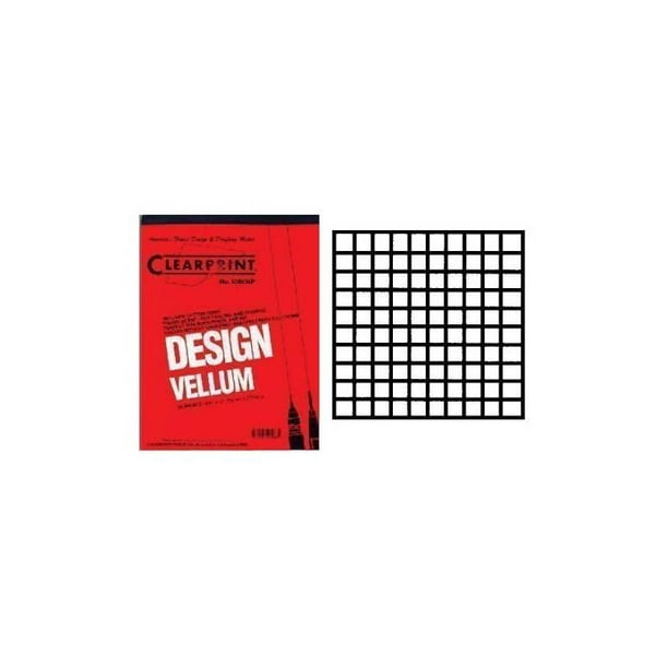 Vellum Manual Drafting Paper with 10x10 Grid Clearprint (36 in. L x