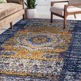 thumbnail image 7 of Manhattan MAN-34 Blue Bohemian Rug 7' 6" X 9 ' 6", 7 of 7