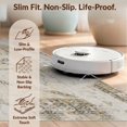 thumbnail image 6 of Design&I 5'x7' Ultra Soft Area Rug, Beige Vintage Neutral Farmhouse Distressed Bordered Trellis Motif None Fluffy Washable Non Shedding for Bedroom Living Room Home Office, 6 of 7