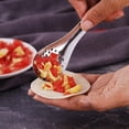 thumbnail image 5 of Set of 4 Caviar Spoons, Spherification Spoons, Stainless Steel Slotted Spoons, 5 of 5