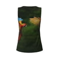 thumbnail image 5 of Sigee Hybrid Parrot in the Forest for Women's Workout Tank Top,Running Tank Tops,Sleeveless Gym Clothes, 5 of 8