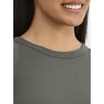 thumbnail image 2 of Time and Tru Women's High Neck Ribbed Tank Top, Sizes XS-XXXL, 2 of 5