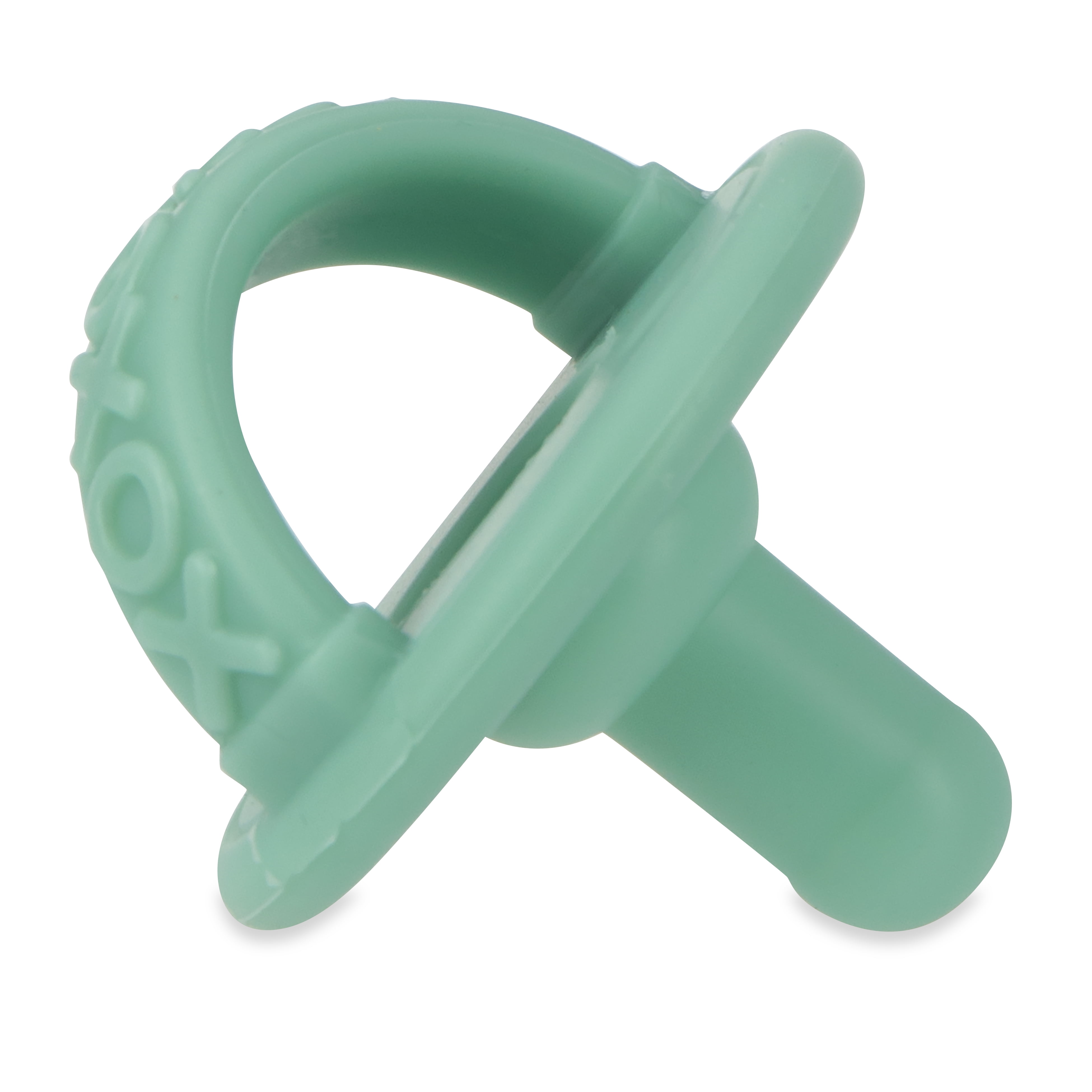 Nuby 3-D Sili Soother Baby Pacifier, XOXO and Stars, 2 Pack