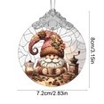 thumbnail image 3 of xihome Adorno navideño acrlico para rbol de Navidad, colgante, decoracin festiva, juego de 1, 3 of 6