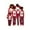 Red 1, variant on Viworld Family Christmas Pajamas Matching Sets Christmas Elk Printed Plaid Pattern Sleepwear Christmas Pajamas Nightwear Pajamas PJS Set