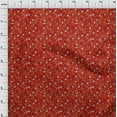 thumbnail image 4 of oneOone Velvet Red Fabric Asian Paisley Floral Sewing Craft Projects Fabric Prints By Yard 58 Inch Wide, 4 of 4