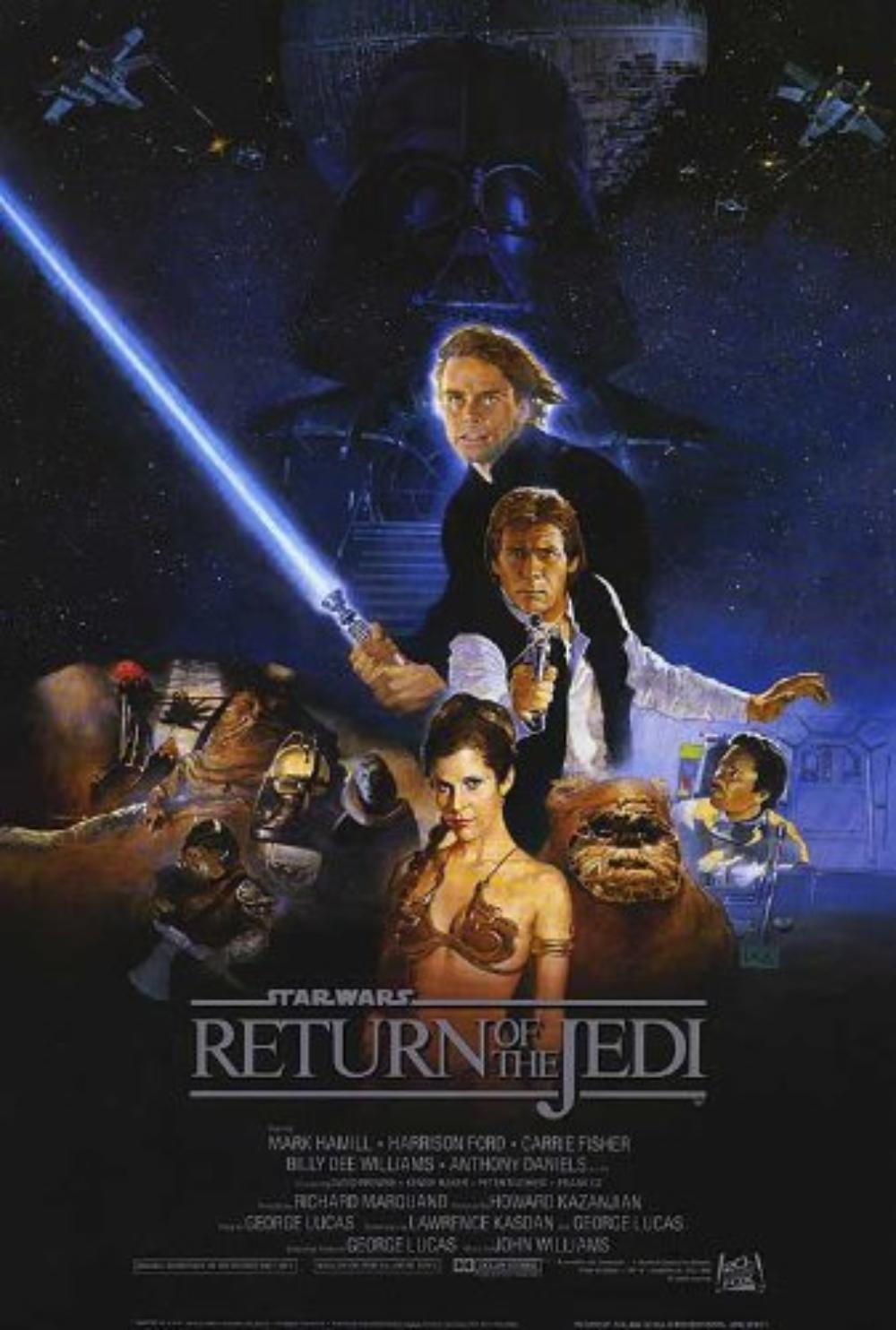 Star Wars Episode VI Return Of The Jedi Movie 27x40 Poster High 