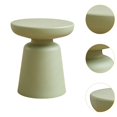 thumbnail image 2 of Luzkey Petite Table d'Appoint Ronde Table à Boisson Multifonction avec Base Table Piédestal Ronde pour Patio Salon Coin Dortoir Chambre Vert Pâle, 2 of 8