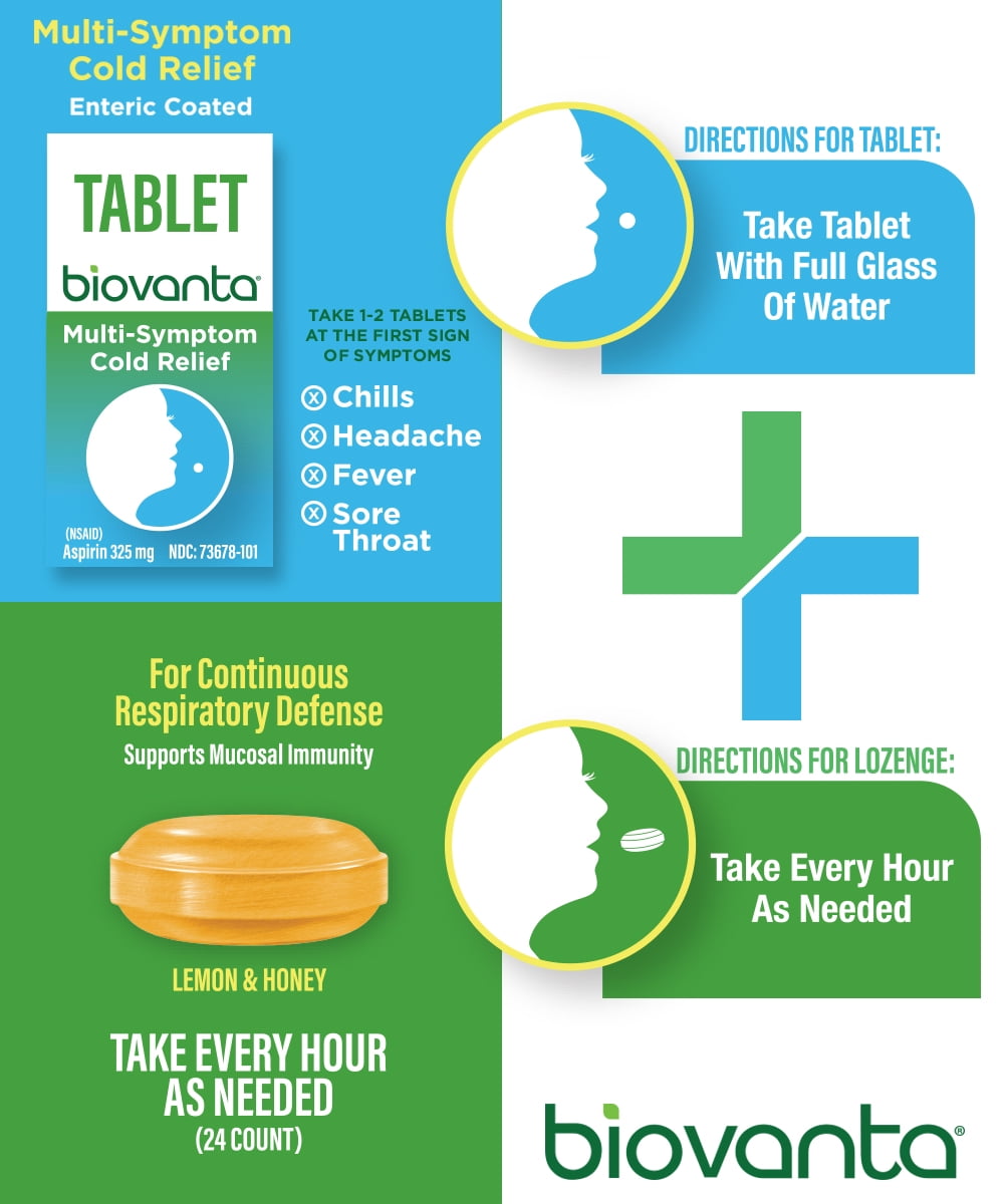 Biovanta New & Improved Lemon Lozenge Convenience Kit