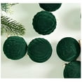 thumbnail image 5 of Fwttom Flocked Christmas Ball Ornaments for Xmas Tree, 20 Pcs Faux Fur Christmas Balls Deluxe Holiday Hanging Decor, Home Party Wall Decorations Indoor, 2", 5 of 8