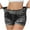 Black, variant on Levmjia Womens Denim Shorts Yoga Printed High Elasticity Casual Mid Waist Outside Comfortable Breathable Vacation Sports Fitness Daily Wear