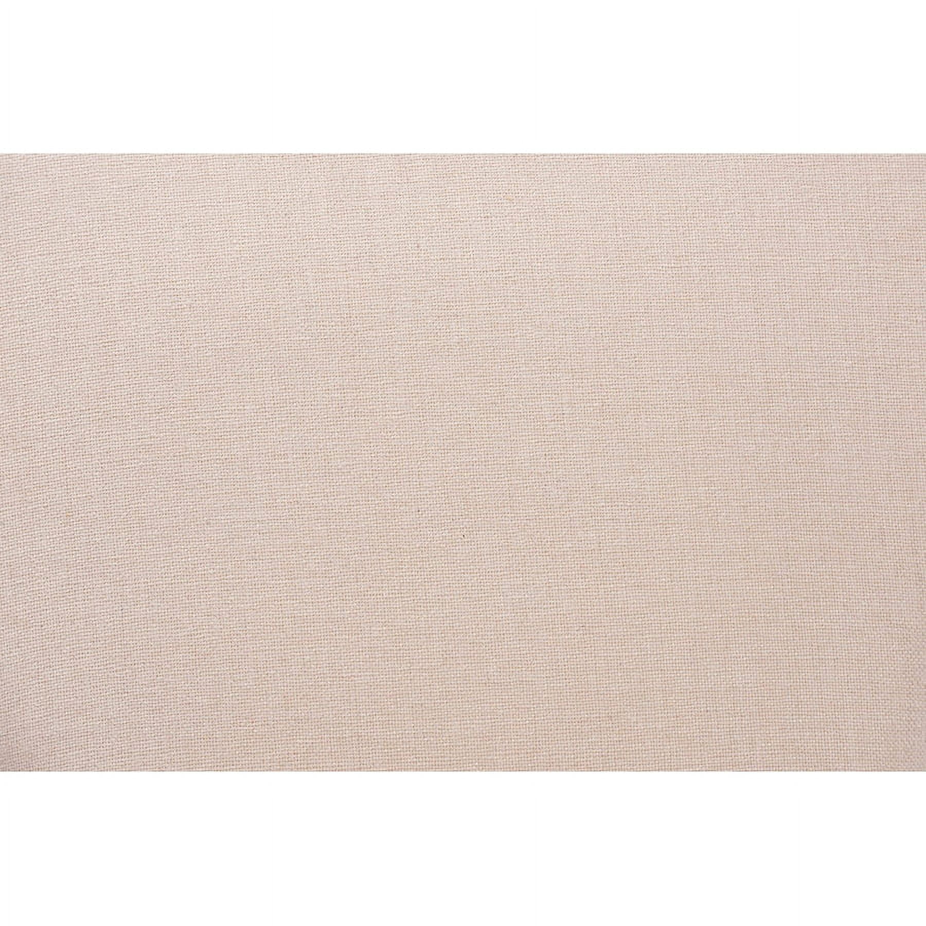 Baxton Studio Louis Traditional French Inspired Beige Fabric Upholstered and Antique Brown Finished Wood 2-Piece Dining
