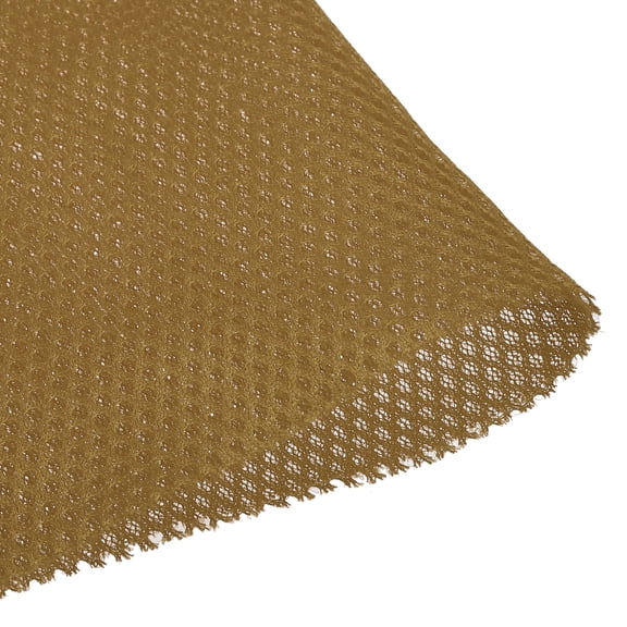 Brown Speaker Mesh Grill Cloth (not Cane Webbing) Stereo Box Fabric Dustproof Cloth 50cm x 150cm 20" x 59"