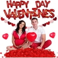 thumbnail image 7 of Valentines Day Balloons, Valentine's Day Party Decorations Include Happy Valentines Day Balloons, Heart Banner, Rose Petals and String Light, Valentine's Day Wedding Party Supplies, 7 of 7