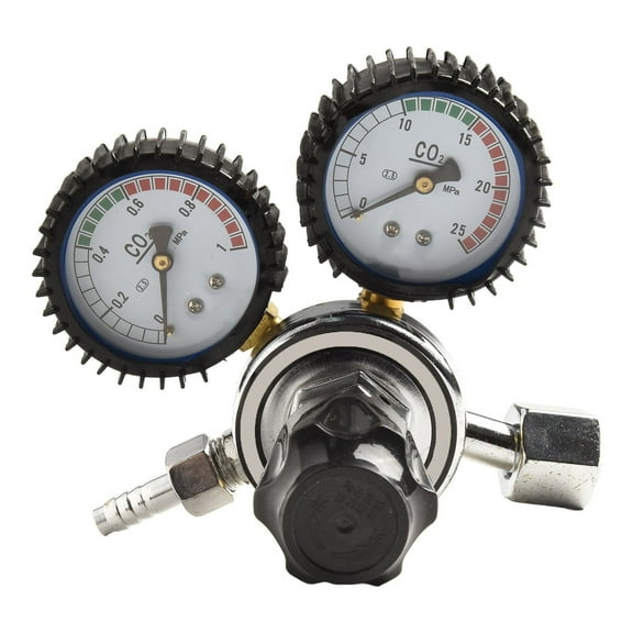 1pc Gas Welding Regulator Argon Regulators Argon Gauges 0-4500PSI Pressure Reducer Relief Valve For Welding Cutting Electronics