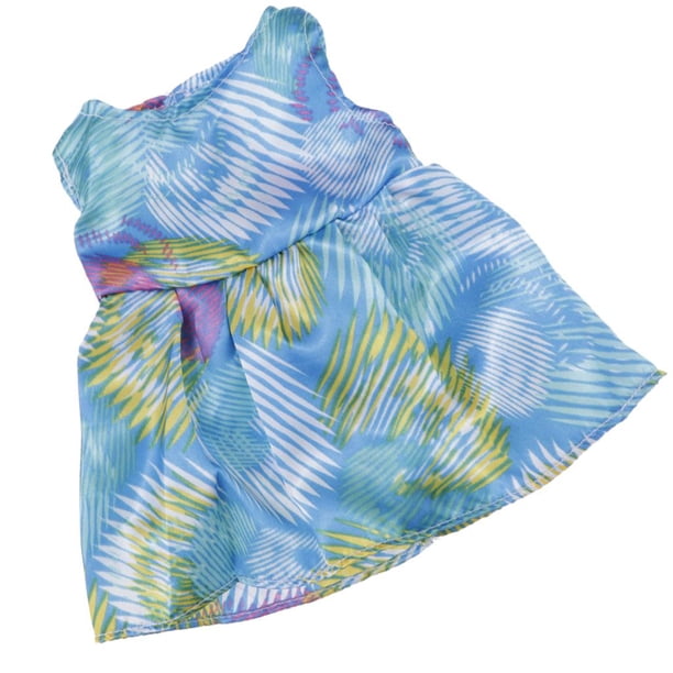 corta múltiple hecha a mano con corazones para 18 pulgadas Doll Dress Up Azul Zulema Faldas de muñeca para muñeca de 18 pulgadas