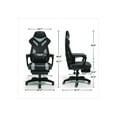 thumbnail image 3 of Staples Emerge Vomax Bonded Leather Gaming Chair 61364, 3 of 9