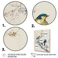 thumbnail image 3 of Designart Multicolor Birds On Plum Blossoms Tree V Canvas Wall Art, 3 of 5