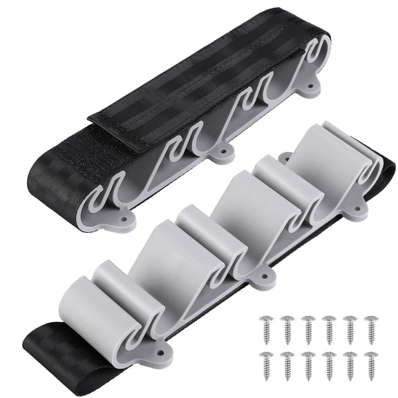 EBaokuup 2 Pack Boat Fishing Rod Holders, Vertical Rod Rack Storage with Pole Straps