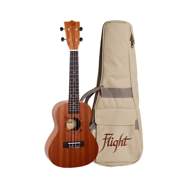 Ukulele CONCIERTO ACUSTICO Flight CON funda NUC310