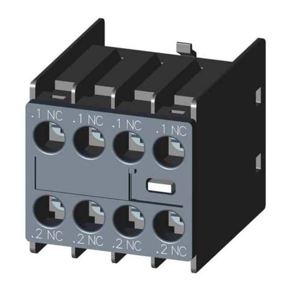 Siemens Auxiliary Contact Block,4NC 3RH29111FA04